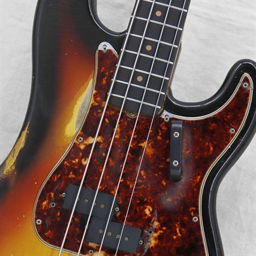 Fender USA VINTAGE Precision Bass '64 Clay Dot Sunburst/R 画像4