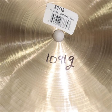 Zildjian 【イケベ楽器店創業50周年記念モデル】K Constantinople Light Hihat Pair 14'' [846g/1091g] 画像6