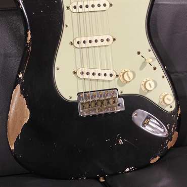 Fender Custom Shop MBS 1960 Stratocaster Relic Black Master Built by Austin MacNutt SN. R135759 画像6