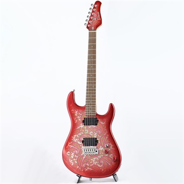unknown USED 中古 Dhatarattha CUSTOM GUITAR Performance S Paisley (Red Burst) 画像1