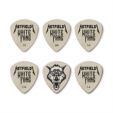 Dunlop (Jim Dunlop) PVPPH122 HETFIELD’S WHITE FANG CUSTOM FLOW PICK VARIETY PACK（バラエティーパック / 6枚入り） 画像2