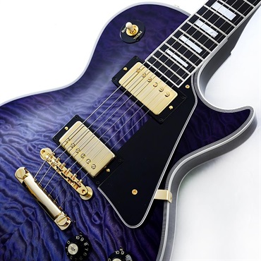 Gibson IKEBE 50th Anniversary 1968 Les Paul Custom 7A Quilt Maple Top Gloss Trans Violet Fade SN.511208 画像3