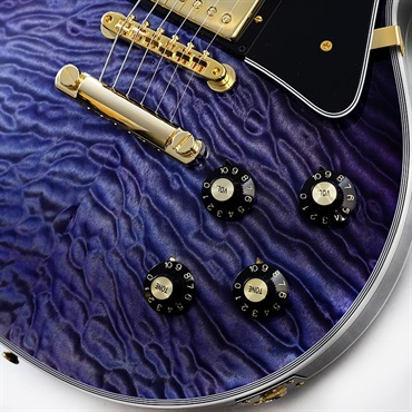 Gibson IKEBE 50th Anniversary 1968 Les Paul Custom 7A Quilt Maple Top Gloss Trans Violet Fade SN.511208 画像4