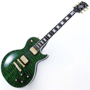 Gibson IKEBE 50th Anniversary 1968 Les Paul Custom 7A Quilt Maple Top Gloss Trans Green SN.600428 画像1