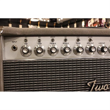 Two-Rock USED 中古 Silver Sterling Signature 150W Head + 2x12 Wide Cabinet Set Grey Suede 画像2