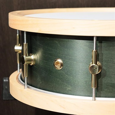 CANOPUS MO-1455WH [MO Snare Drum 14''×5.5'' w/Wood Hoop - Black Olive Oil] 画像3