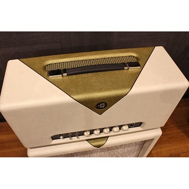 Divided by 13 BTR23 Head w/1x12D Cabinet Ivory/Gold， Pinstripe Grill Cloth 画像4