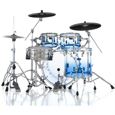 Pearl 2026年3月28日(土)発売 CRB524P/C #780 [CRYSTAL BEAT 4pc Drum Shell Pack / Glacier Fade]  【Pearl80周年/2026年限定カラー】 画像3