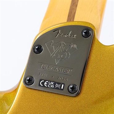 Fender USA 75th Anniversary American Ultra II Telecaster (Liquid Gold/Ebony) 画像6