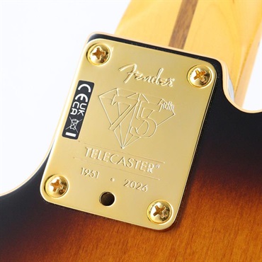 Fender USA 75th Anniversary American Professional II Custom Telecaster (2-Color Sunburst/Maple) 画像6