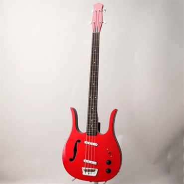 Danelectro LONGHORN BASS FL (Dark Red Metallic) [Ikebe Original Model] [フレットレス] 画像1
