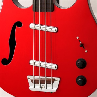Danelectro LONGHORN BASS FL (Dark Red Metallic) [Ikebe Original Model] [フレットレス] 画像8