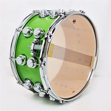dw Collector's SonicPly Snare Drum 14x7 [Lime Green Stain Oil] 画像4