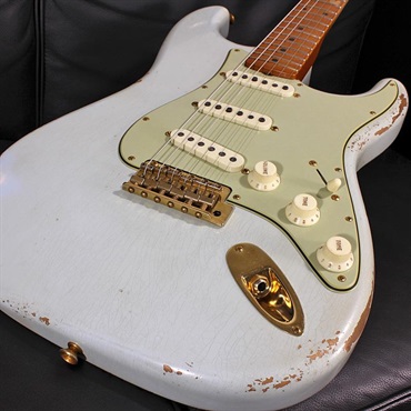 Fender Custom Shop MBS 1962 Poblano Stratocaster Relic Aged Sonic Blue Master Built by David Brown SN. DB0172 画像3