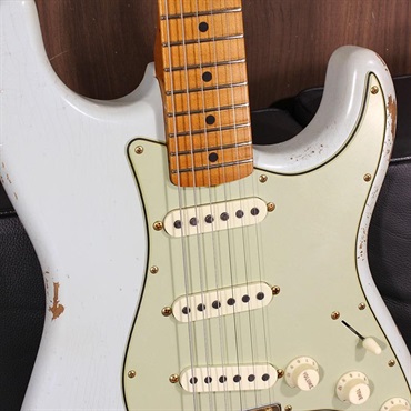 Fender Custom Shop MBS 1962 Poblano Stratocaster Relic Aged Sonic Blue Master Built by David Brown SN. DB0172 画像4