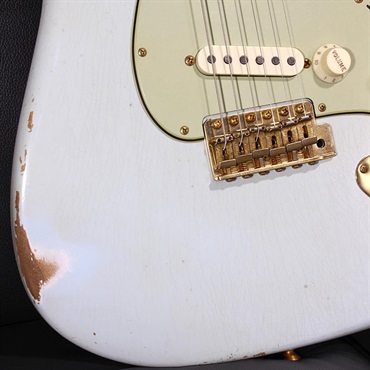 Fender Custom Shop MBS 1962 Poblano Stratocaster Relic Aged Sonic Blue Master Built by David Brown SN. DB0172 画像5