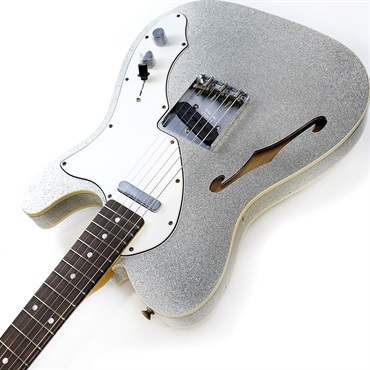 Fender Custom Shop F24 LTD '60 Telecaster Custom Thinline Journeyman Relic/Aged Silver Sparkle SN.CZ580148 【特価】 画像5