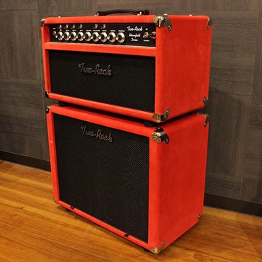 Two-Rock USED 中古 Bloomfield Drive 40Watt Head + 1x12 Port Cabinet Set Red Suede 画像1