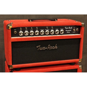Two-Rock USED 中古 Bloomfield Drive 40Watt Head + 1x12 Port Cabinet Set Red Suede 画像3