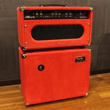 Two-Rock USED 中古 Bloomfield Drive 40Watt Head + 1x12 Port Cabinet Set Red Suede 画像6