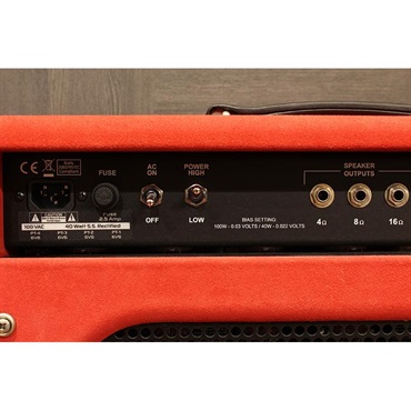 Two-Rock USED 中古 Bloomfield Drive 40Watt Head + 1x12 Port Cabinet Set Red Suede 画像7