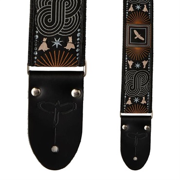 P.R.S. 2 PRS Deluxe Retro Strap， Custom Jacquard (Beige Birds) 画像1