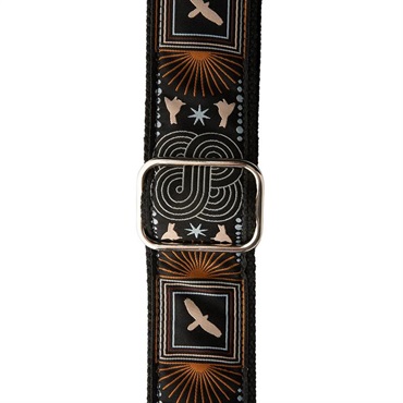 P.R.S. 2 PRS Deluxe Retro Strap， Custom Jacquard (Beige Birds) 画像2