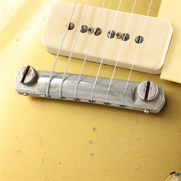 Gibson 【GIBSON×AQUBEストラッププレゼント】1954 Les Paul Standard Reissue Murphy Lab Heavy Aged (All Gold) 【Weight≒3.96kg】 画像5