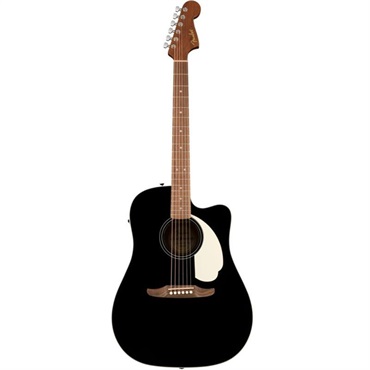 Fender Acoustics 【期間限定！アクセ11点セット付き！】California Standard Redondo CE Spruce Top Ivory Pickguard Black フェンダー 画像1