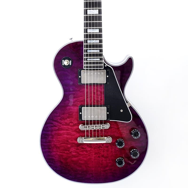 Gibson Les Paul Custom 3A Quilt Maple Top Gloss (Purple Void) SN