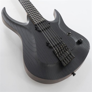 unknown USED 中古 Hapas Guitars Turandot 6FF Pitch Black on Top Rotten Elm on Back [Made in Germany] 画像6