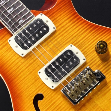 P.R.S. SE Custom 24 Semi-Hollow Piezo (Vintage Sunburst) #CTI H058855【2025年生産品】 画像3