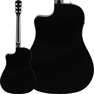 Fender Acoustics 【期間限定！アクセ11点セット付き！】Fender CD-60SCE Dreadnought (Black) フェンダー 画像1