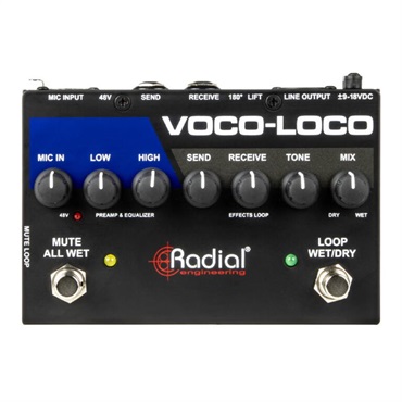 Radial Voco-Loco Mk2 (ラディアル)(ボコロコ)(マイクプリアンプ)(エフェクトループスイッチャー)(ボーカル) 画像2