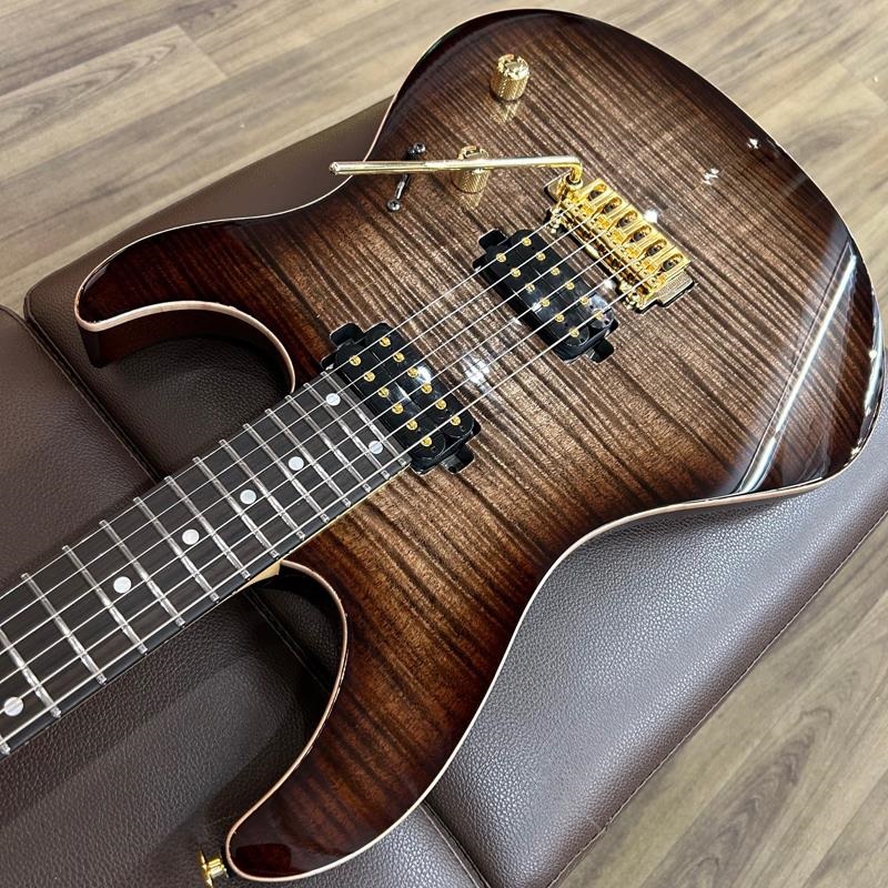 BLACK SMOKER USED 中古 FUTURA-S HH AAAA Flame Maple Top (Dark