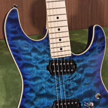 JAMES TYLER USED 中古 Studio Elite HD-P Quilted Maple Top Transparent Blue Burst SN.22304 画像6