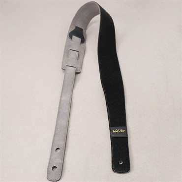 AQUBE MUSIC PRODUCTS 【国産本革ストラップ】COW HAIR(Black) / SLIM / L-Size(エレアコ専用テイル) 画像2