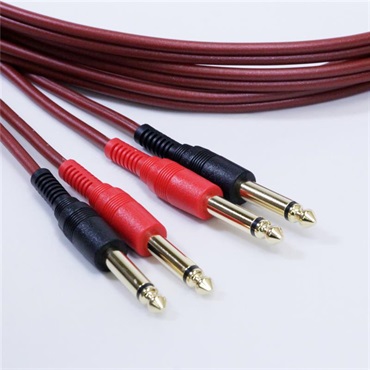 Noah’sark PASSGO RED ST TS PHONE Cable (ステレオ)(3.0ｍ)(パスゴーレッド)(ラインケーブル/スレテオケーブル/楽器用ケーブル)(Stereo Phone-Phone)(6.3(2極L/R)-6.3(2極L/R))(日本製) 画像1