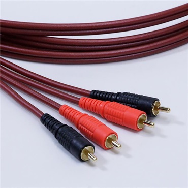Noah’sark PASSGO RED RCA Cable (ステレオ)(3.0ｍ)(パスゴーレッド)(ラインケーブル/スレテオケーブル)(Stereo RCA-RCA)(RCA(L/R)-RCA(L/R))(日本製) 画像1
