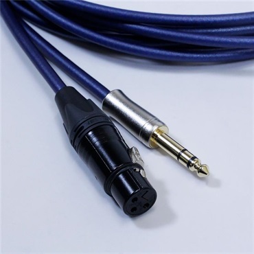 Noah’sark PASSGO BLUE XFT Cable (1.5m)(パスゴーブルー)(ラインケーブル)(XLRメス-TRS)(XLR(F)-6.3(3極))(日本製) 画像1