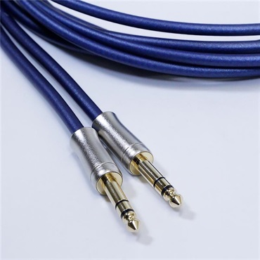 Noah’sark PASSGO BLUE TRS Cable (1.5m)(パスゴーブルー)(ラインケーブル/モニタースピーカーケーブル)(TRS-TRS)(6.3(3極)-6.3(3極))(日本製) 画像1