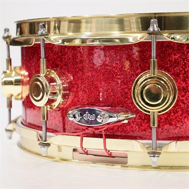 dw USED 中古 Collector's Maple 14''×5'' Snare Drum - Red Sparkle【委託品】※値下げしました！ 画像3