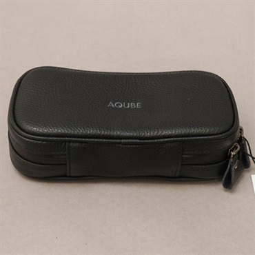 AQUBE MUSIC PRODUCTS 【ギター・ベース小物用 国産本革ポーチ】Leather Utility Pouch / Oblong・BLACK 画像1