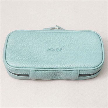 AQUBE MUSIC PRODUCTS 【ギター・ベース小物用 国産本革ポーチ】Leather Utility Pouch / Oblong・AQUA BLUE 画像1