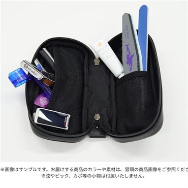 AQUBE MUSIC PRODUCTS 【ギター・ベース小物用 国産本革ポーチ】Leather Utility Pouch / Oblong・AQUA BLUE 画像5