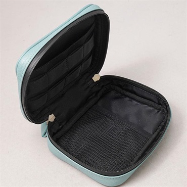 AQUBE MUSIC PRODUCTS 【ギター・ベース小物用 国産本革ポーチ】Leather Utility Pouch / Square・AQUA BLUE 画像3