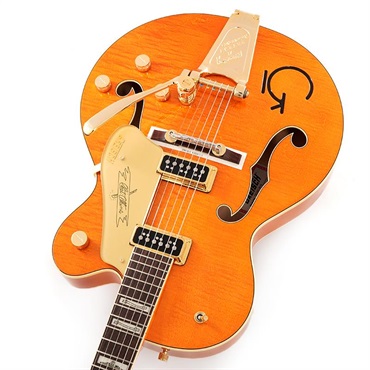 GRETSCH G6120T-55 Vintage Select Edition '55 Chet Atkins Hollow Body with Bigsby (Vintage Orange Stain Lacquer) 画像8