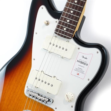 Fender Made in Japan Hybrid II Jazzmaster (3-Color Sunburst/Rosewood) 【特価】 画像3