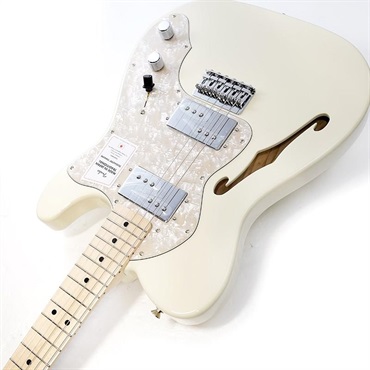 Fender Made in Japan Traditional 70s Telecaster Thinline (Olympic White/Maple) 【特価】 画像5