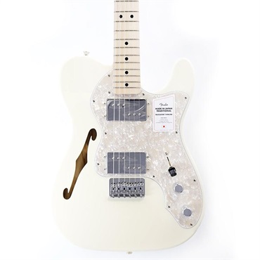 Fender Made in Japan Traditional 70s Telecaster Thinline (Olympic White/Maple) 【特価】 画像9